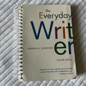 The Everyday Writer Seventh Edition Lunsford ISBN 9781319102678